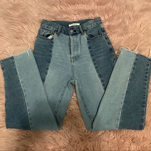 Pacsun 2 Tone Mom Jeans!! Super Cute!! 🥰